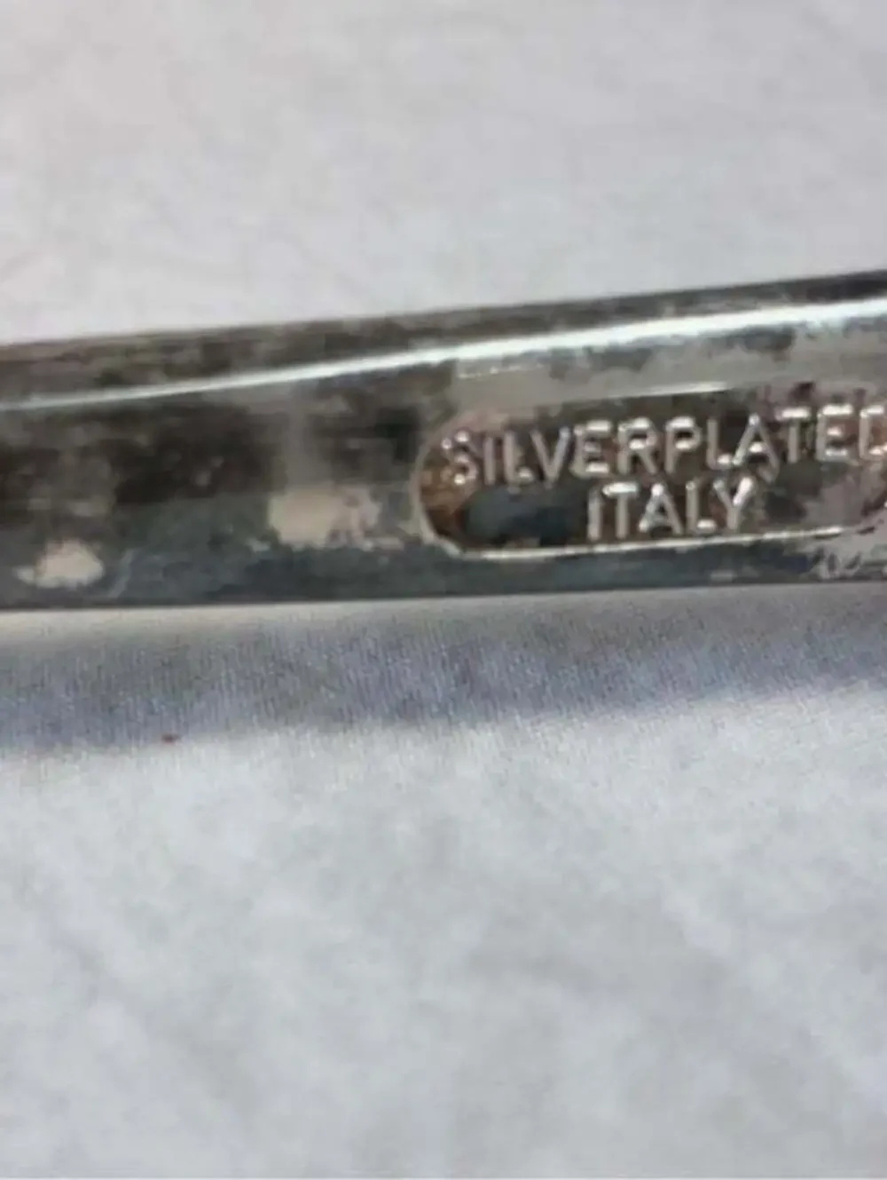 Vintage Silver-Plated Italian Candle Snuffer